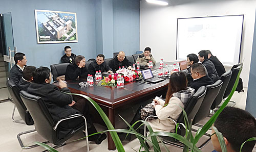 天海星茶园工业社区召开企业信息平台建设座谈会